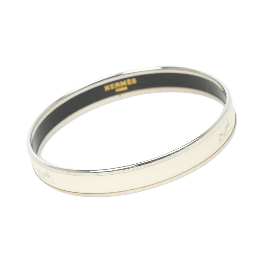 HERMES Emaillé PM Carres Enamel Bangle