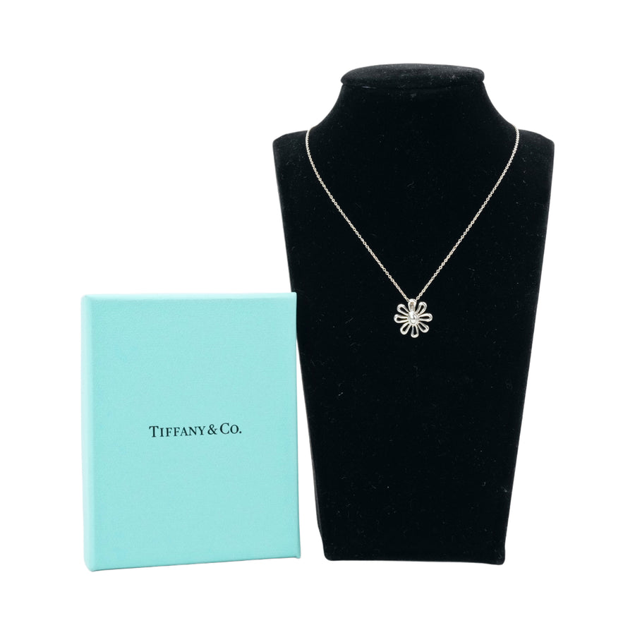 TIFFANY & CO. Flower Logo Necklace