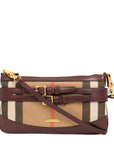 BURBERRY Nova Check Shoulder Bag