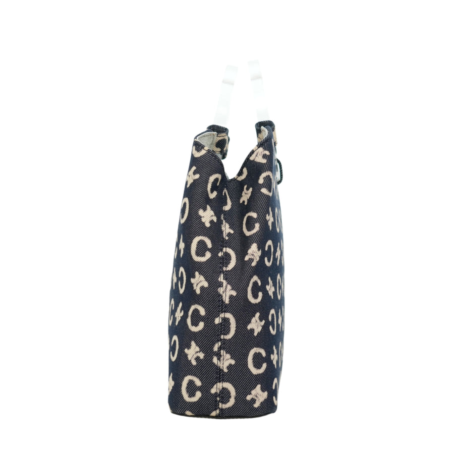 CELINE Denim C Macadam Handbag