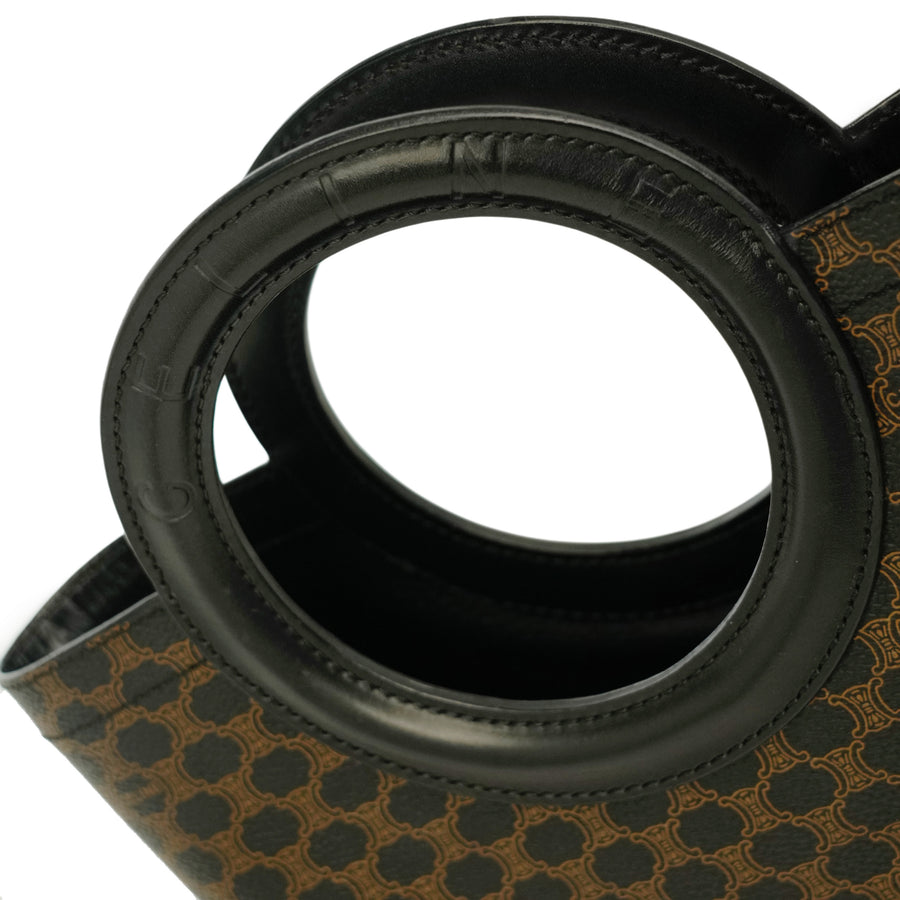 CELINE Handbag Black Macadam