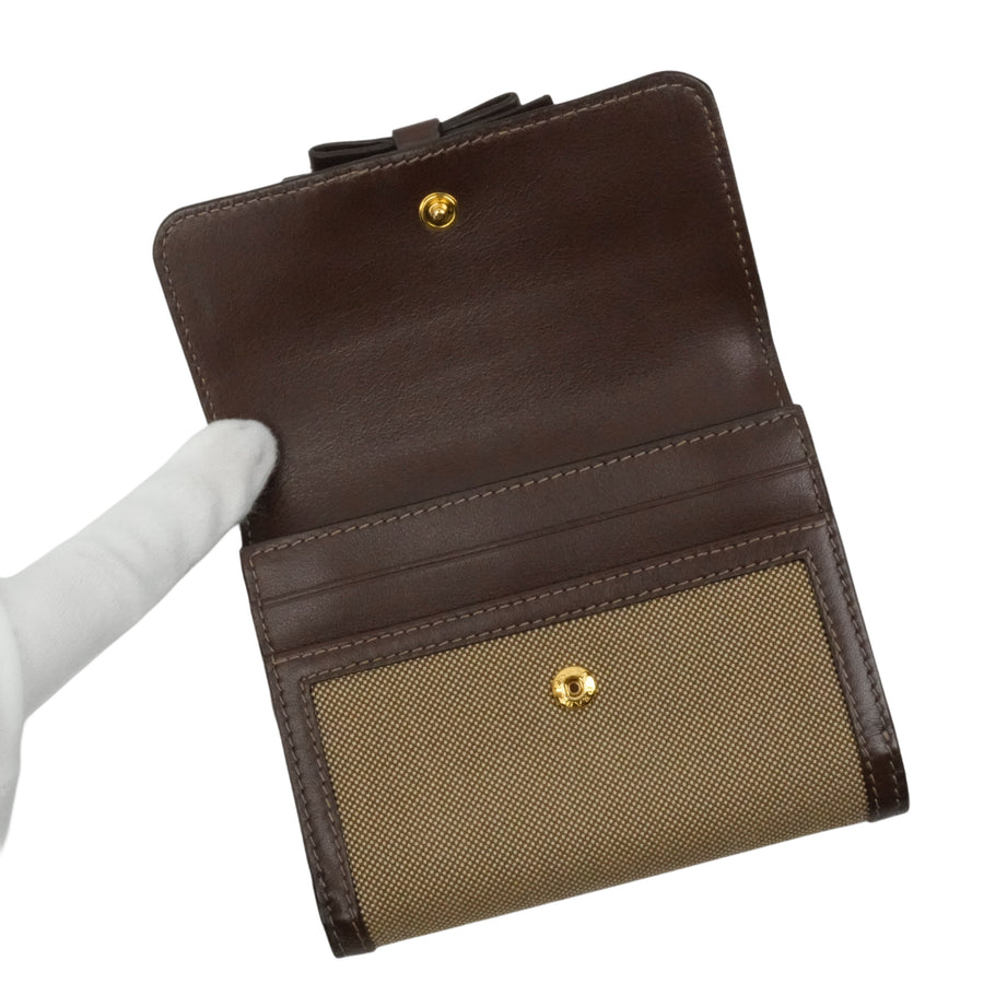 PRADA Jacquard Tri-Fold Wallet