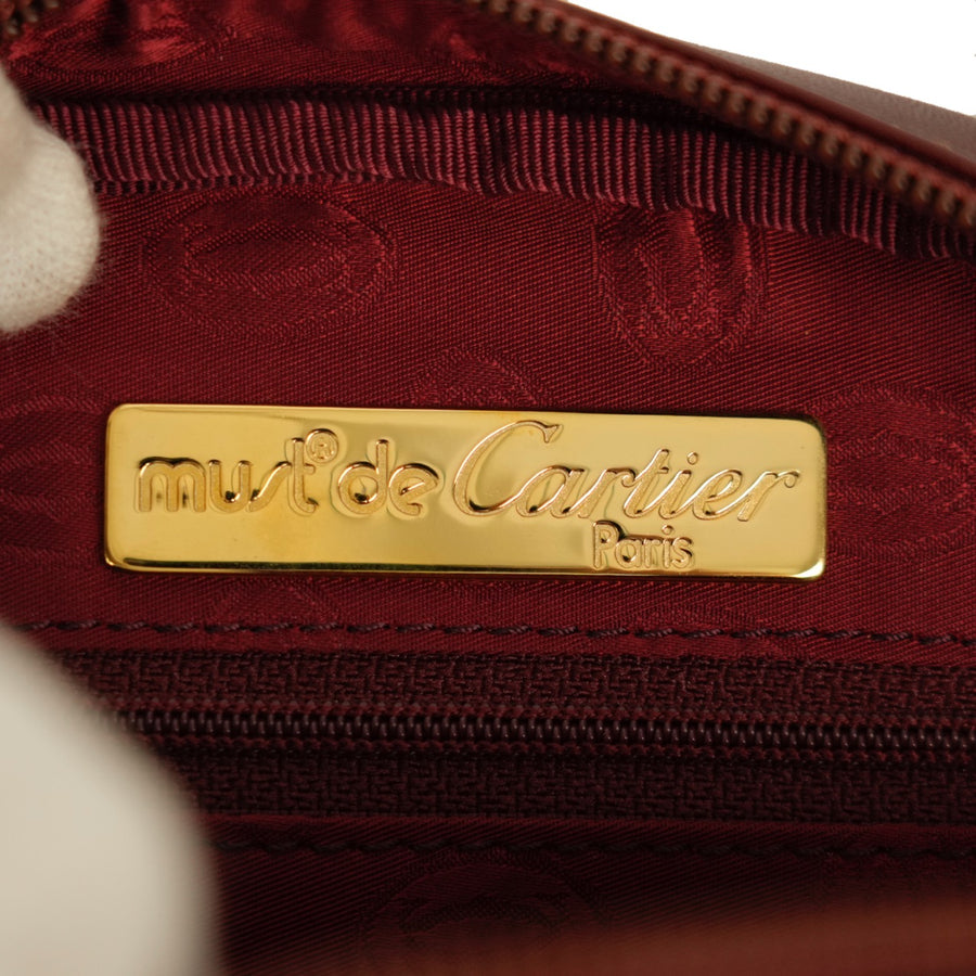 CARTIER Must Line Bordeaux Shoulder Bag
