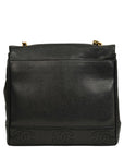 CHANEL 1996–1997 Coco Mark Caviar Leather Chain Shoulder Bag