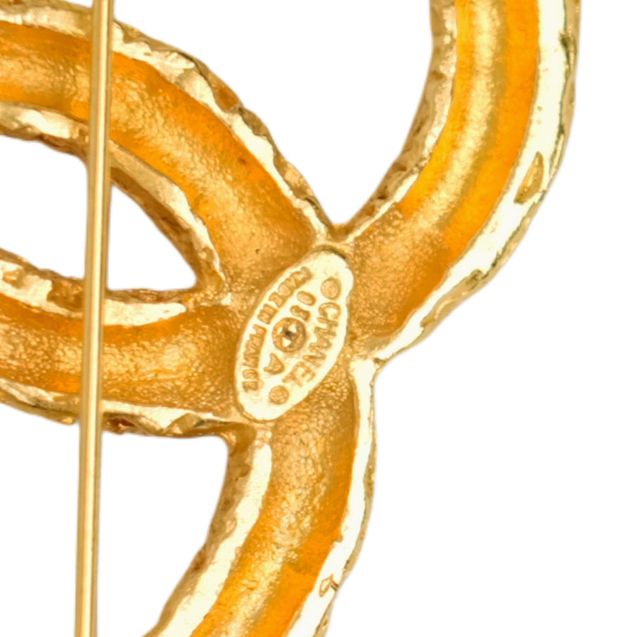 CHANEL Coco Mark Lava Brooch