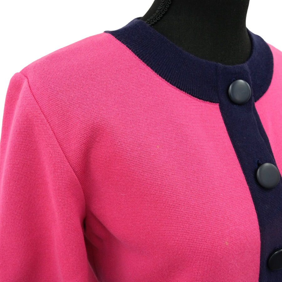 YVES SAINT LAURENT Knit Cardigan Skirt