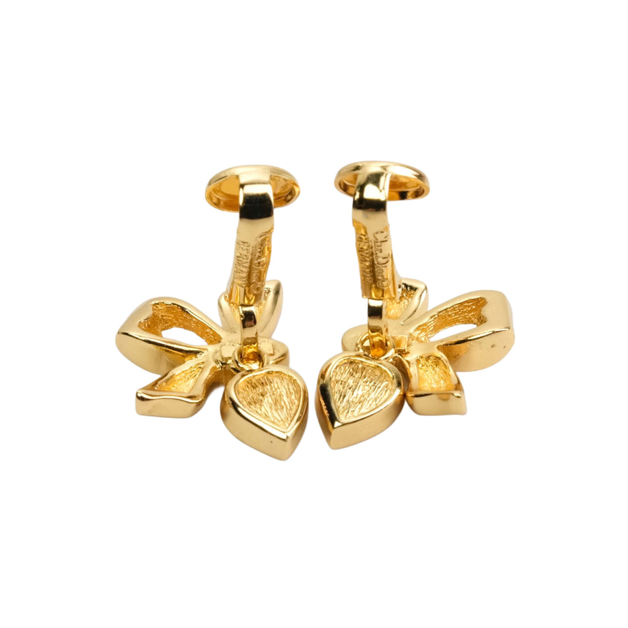 CHRISTIAN DIOR Rhinestone Earring