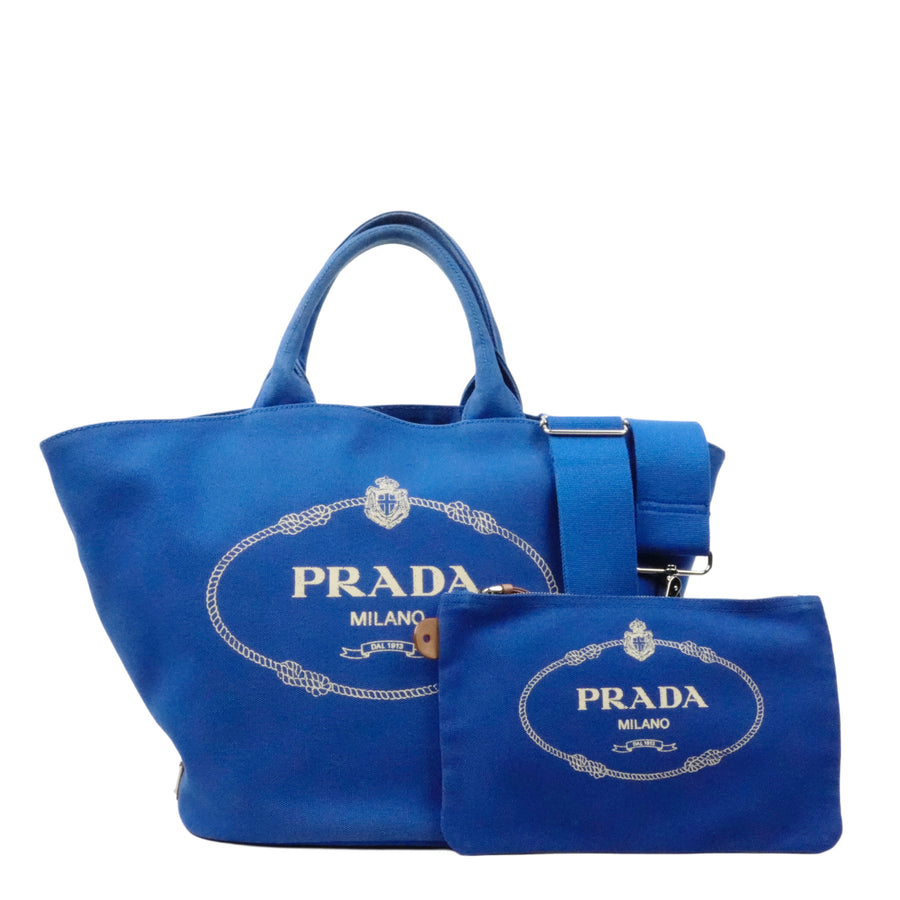 PRADA Canapa Tote Bag/Handbag