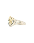 TIFFANY & CO. SV925 K18YG Double Heart Ring