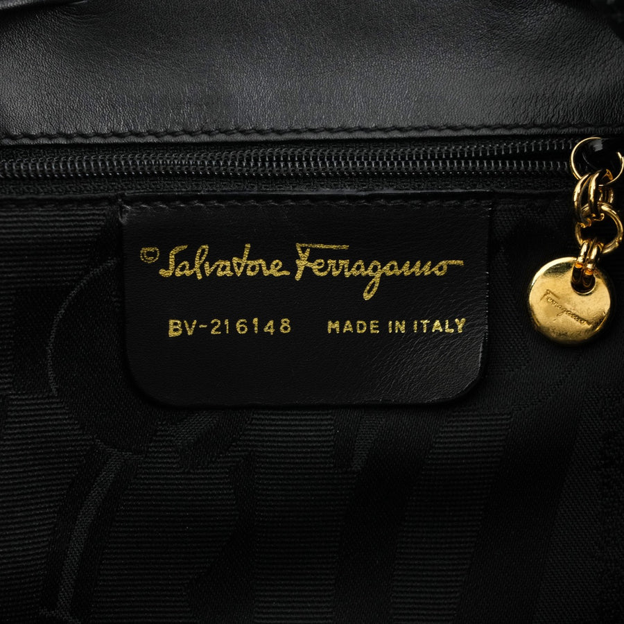 SALVATORE FERRAGAMO Gancini Leather Backpack