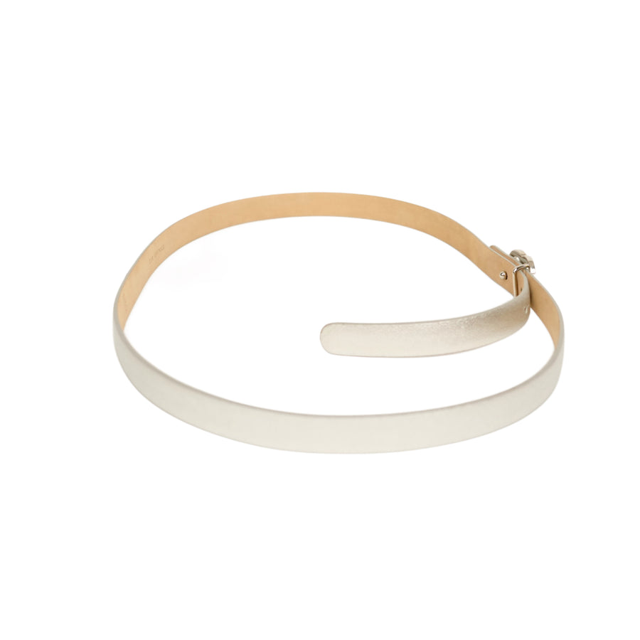 CHANEL CUIR VERITABLE Coco Mark Belt