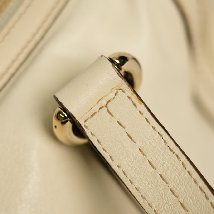 GUCCI Diamante Ribbon Boston 30 Handbag　