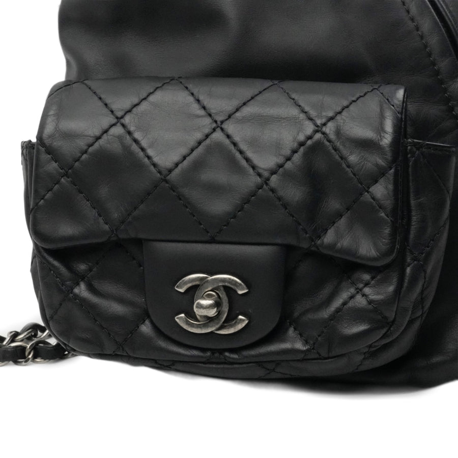 CHANEL 2012-2013 Matelassé Chain Lambskin Backpack
