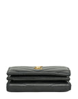YVES SAINT LAURENT Logo Triple Fold Mini Wallet