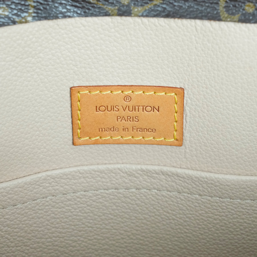 LOUIS VUITTON Monogram Sac Plat Handbag M51140