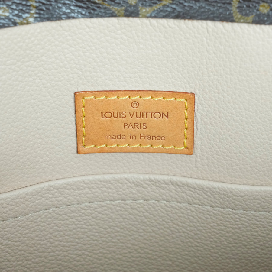 LOUIS VUITTON Monogram Sac Plat Handbag M51140
