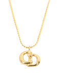 CHRISTIAN DIOR CD Logo Necklace