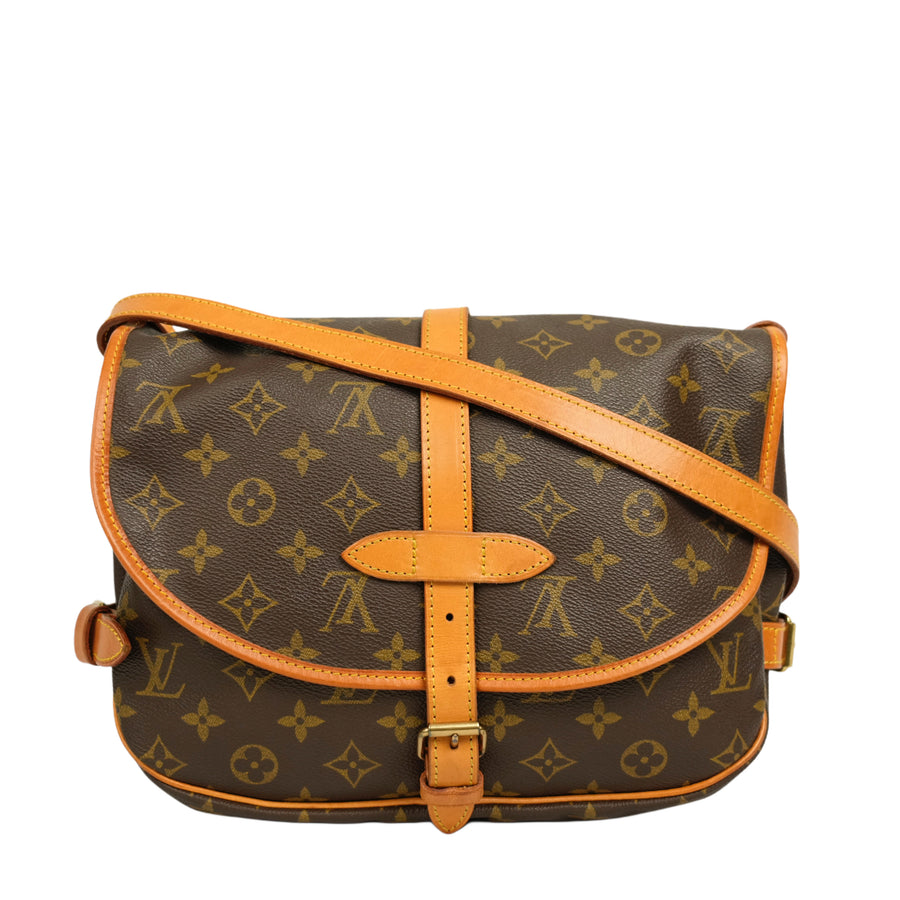 LOUIS VUITTON Monogram Saumur 30 M42256 Shoulder Bag