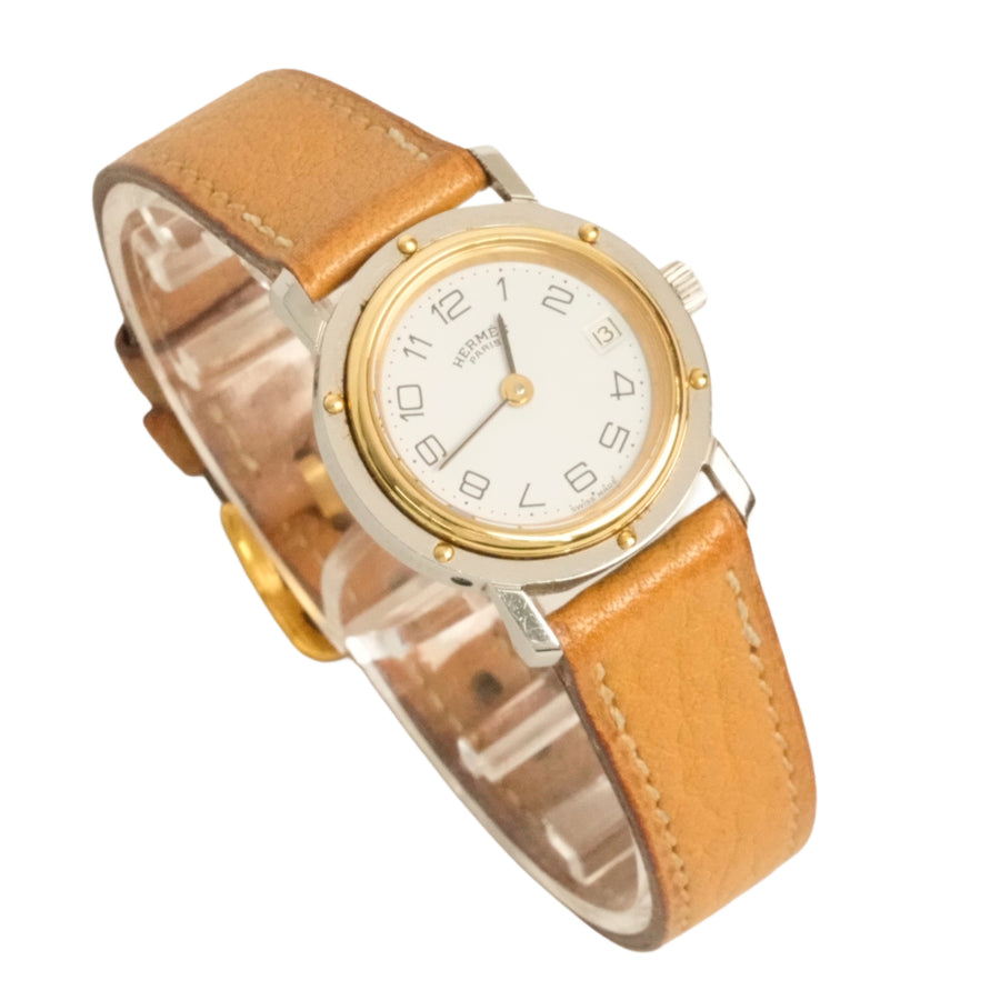 Hermes Clipper Leather Belt Watch