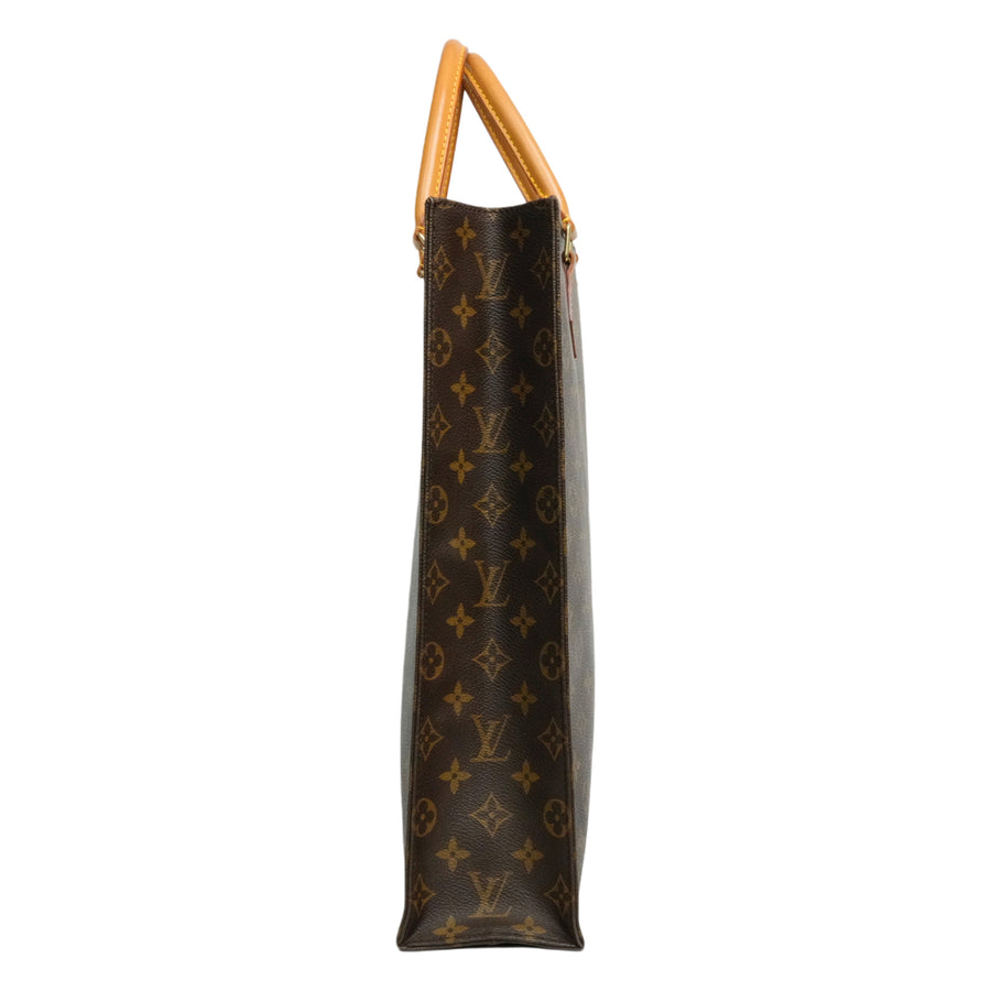 LOUIS VUITTON Monogram Sac Plat Handbag M51140