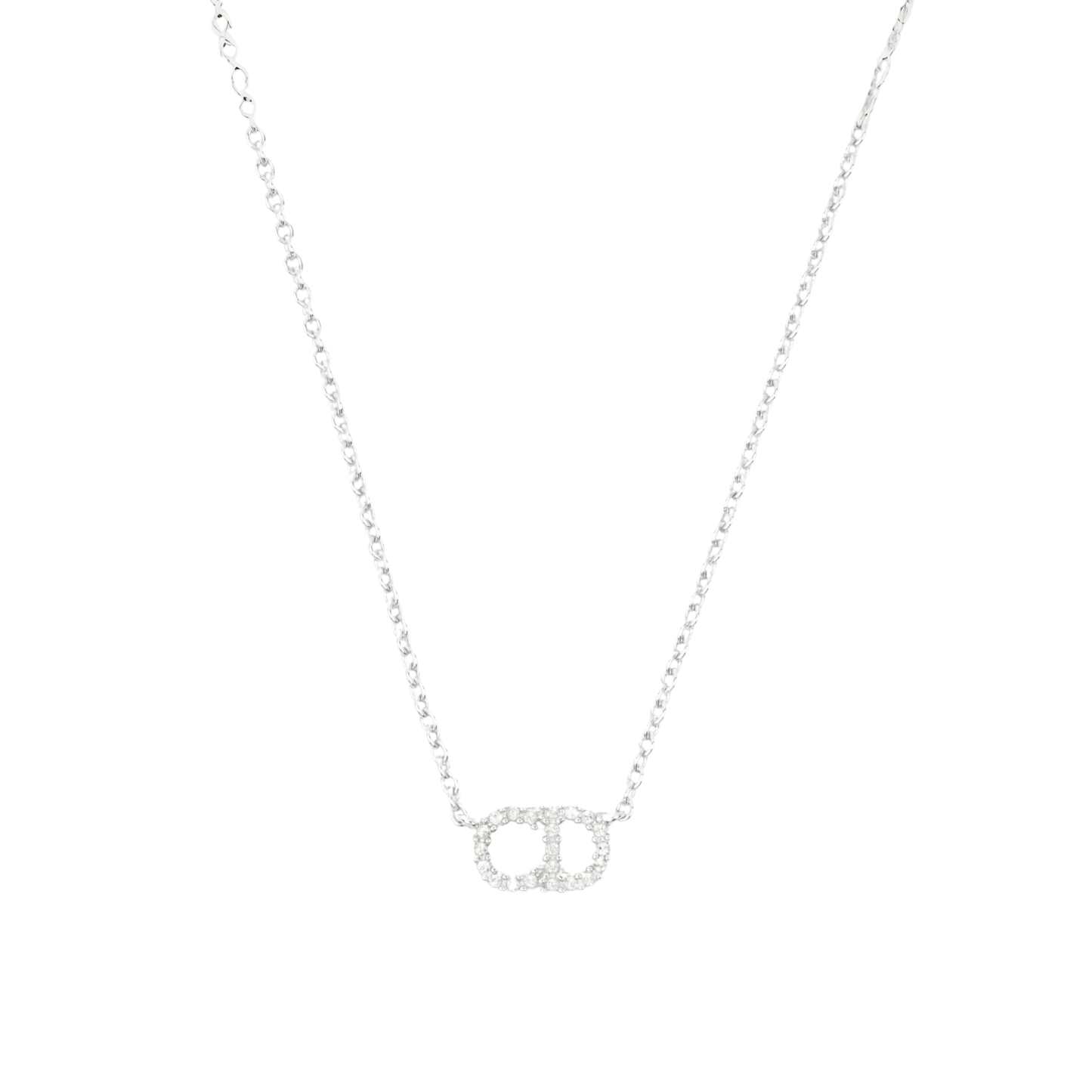 CHRISTIAN DIOR CD Logo Necklace