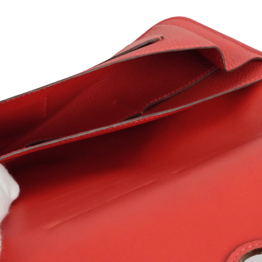 HERMES Dogon GM Taurillon Clemence Wallet