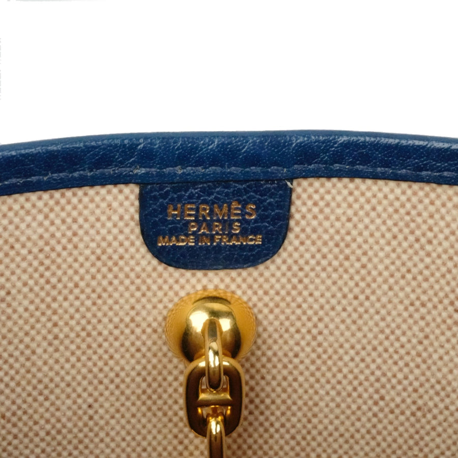 HERMES Vespa PM Canvas Shoulder Bag