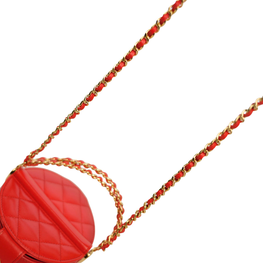 CHANEL Matelassé Lambskin Vanity Bag Handbag/Shoulder Bag