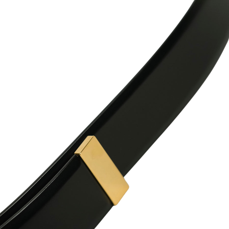 LOUIS VUITTON Noir Ceinture Carré M6805Q Belt