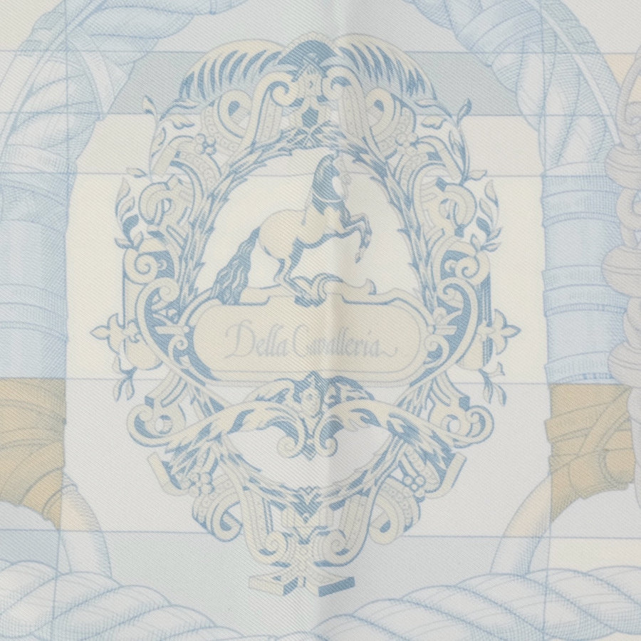 HERMES Silk Carré45 Della Garalleria Scarf