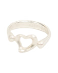 TIFFANY & CO. SV925 Open Heart Ring