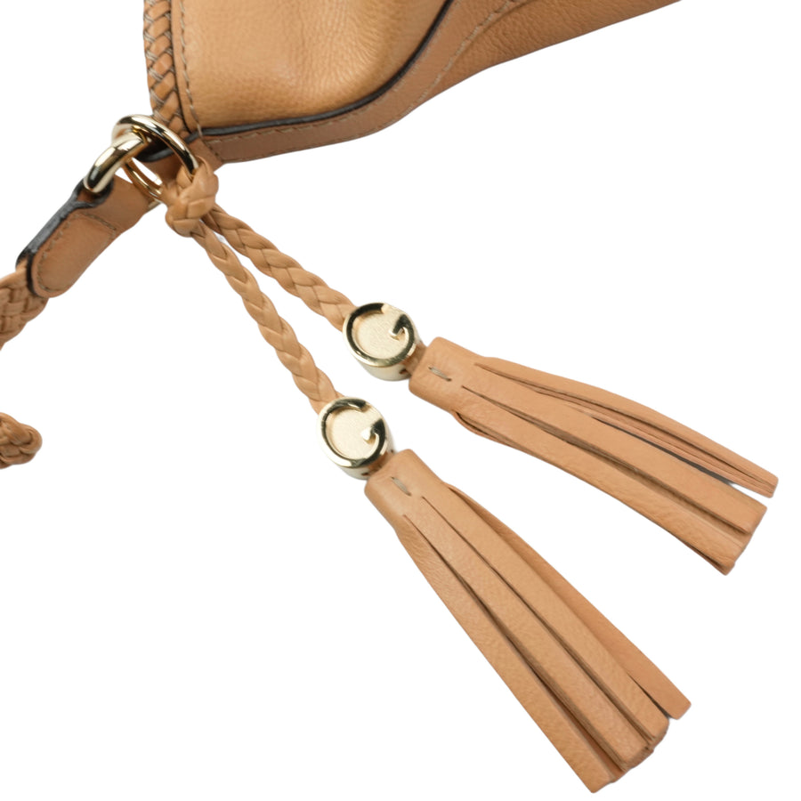 GUCCI  257026 Leather Gold Hardware  Shoulder Bag