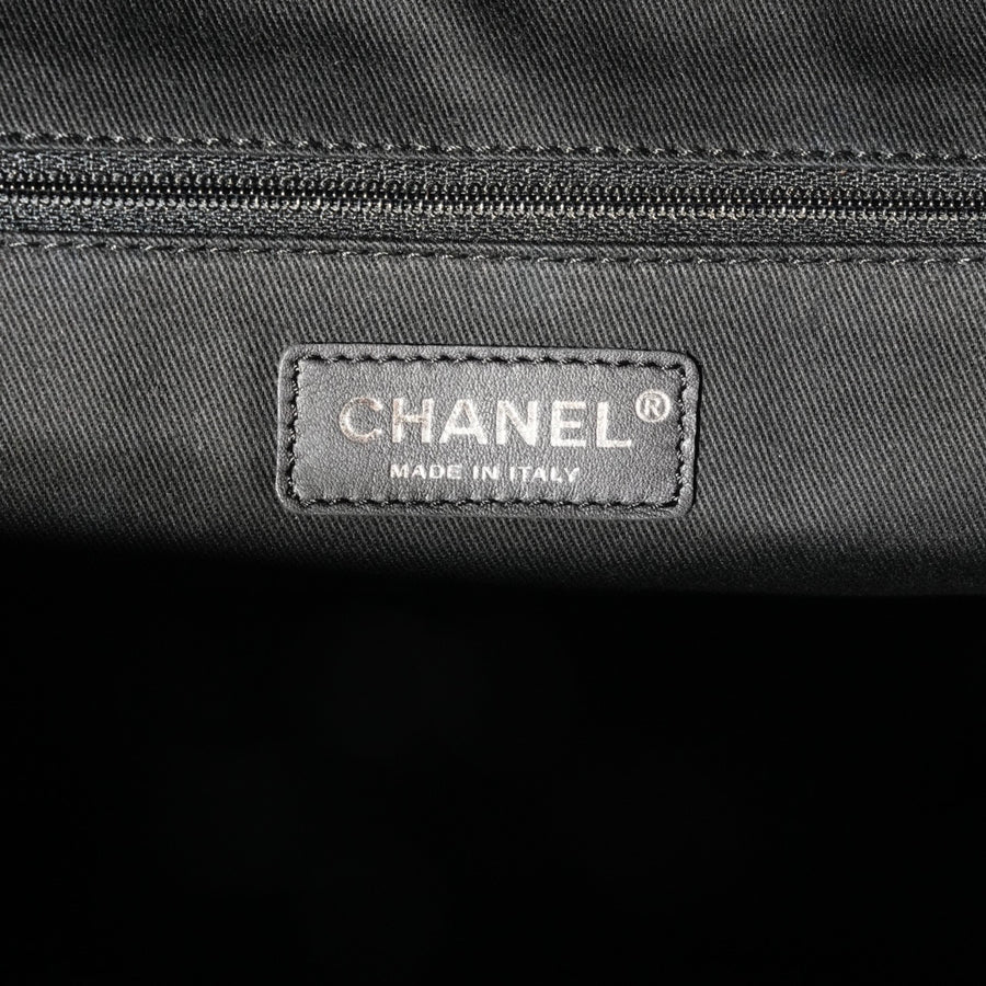 CHANEL 2005–2006 Paris-New York Boston Bag Nylon Handbag / Travel Bag