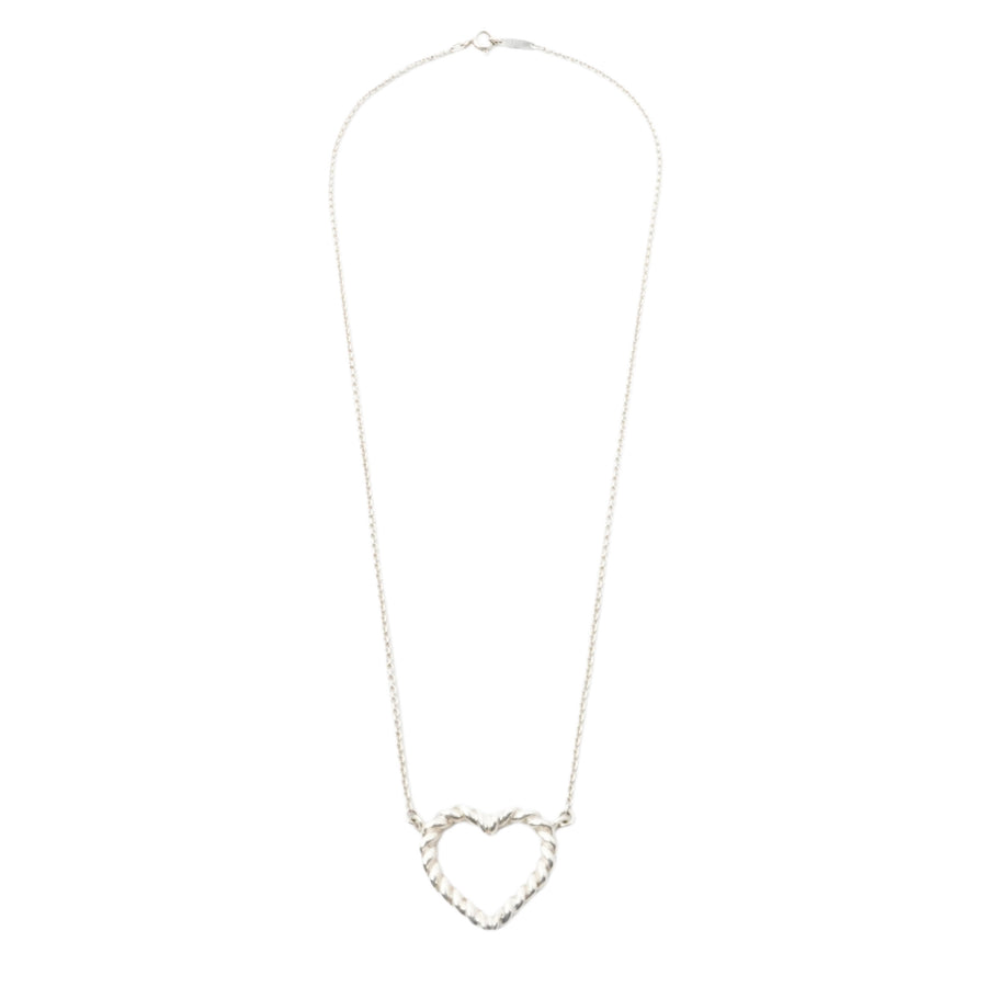 TIFFANY & CO. SV925 Twist Heart Necklace