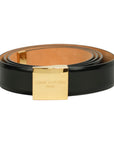 LOUIS VUITTON Noir Ceinture Carré M6805Q Belt