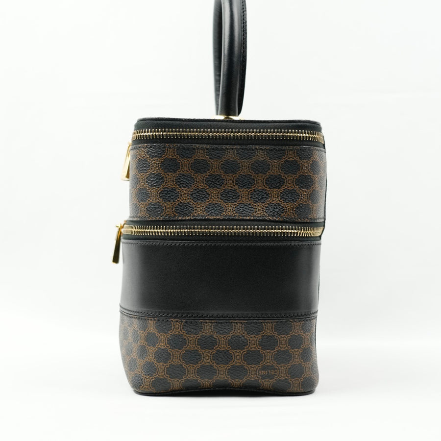 CELINE Macadam Vanity Handbag