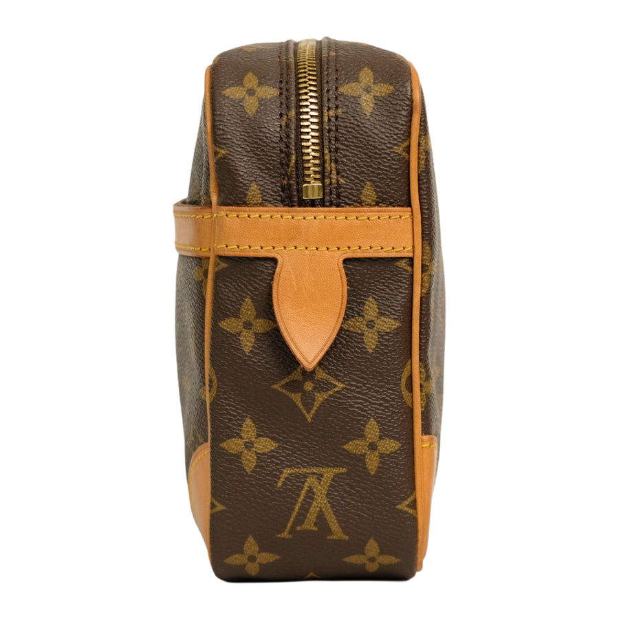 LOUIS VUITTON Monogram Compiègne Clutch Bag/Handbag M51845