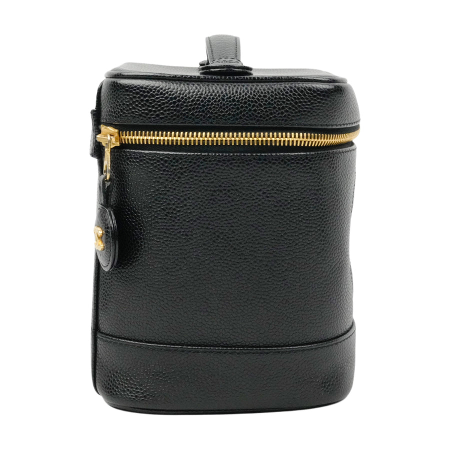 CHANEL 2000–2002 Caviar Skin Vanity Handbag