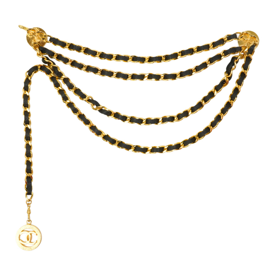 CHANEL Coco Mark Chain Belt