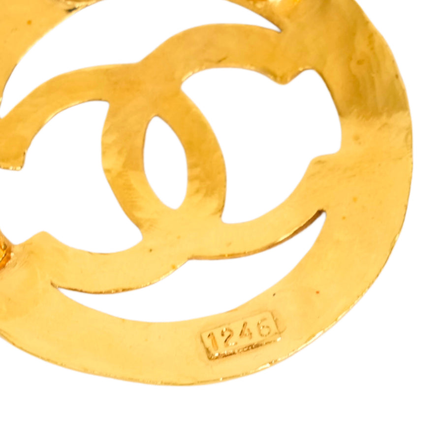 CHANEL 1246 Coco Mark Brooch
