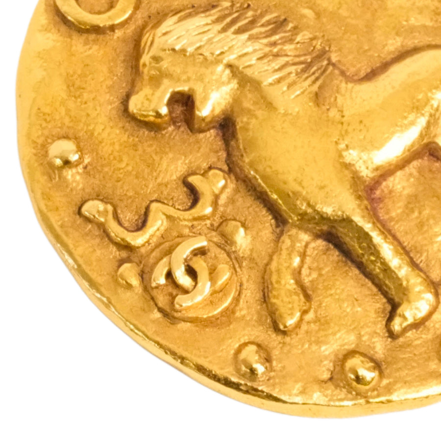 CHANEL Lion Coco Mark Brooch