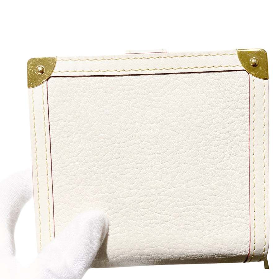 LOUIS VUITTON Compact Zip Suhali Wallet