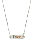 CHRISTIAN DIOR Dior Logo Necklace