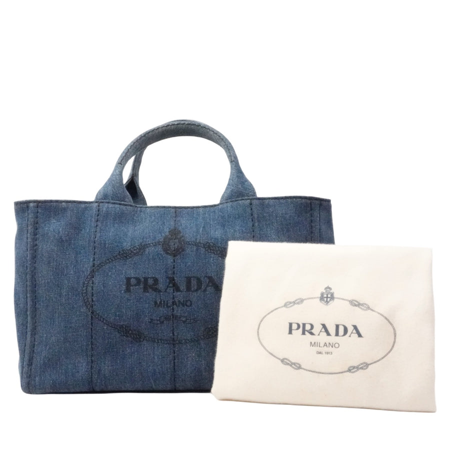 PRADA Canapa Tote Bag