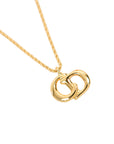 CHRISTIAN DIOR CD Logo Necklace