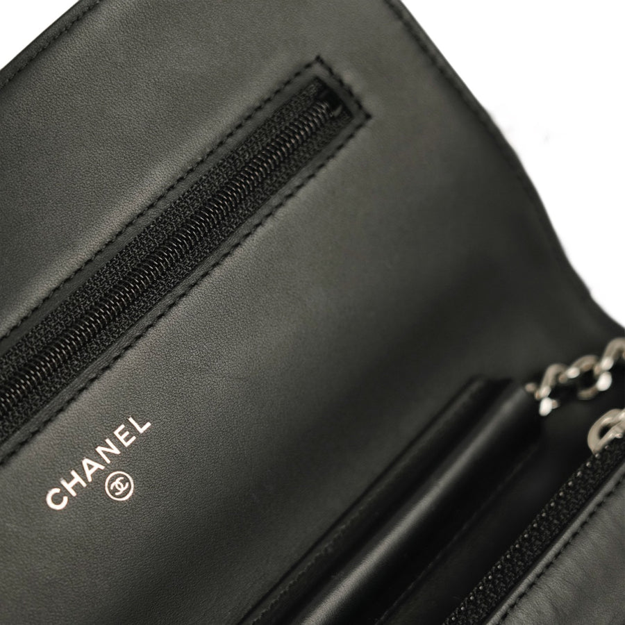 CHANEL Coco Mark Caviar Skin Shoulder Bag