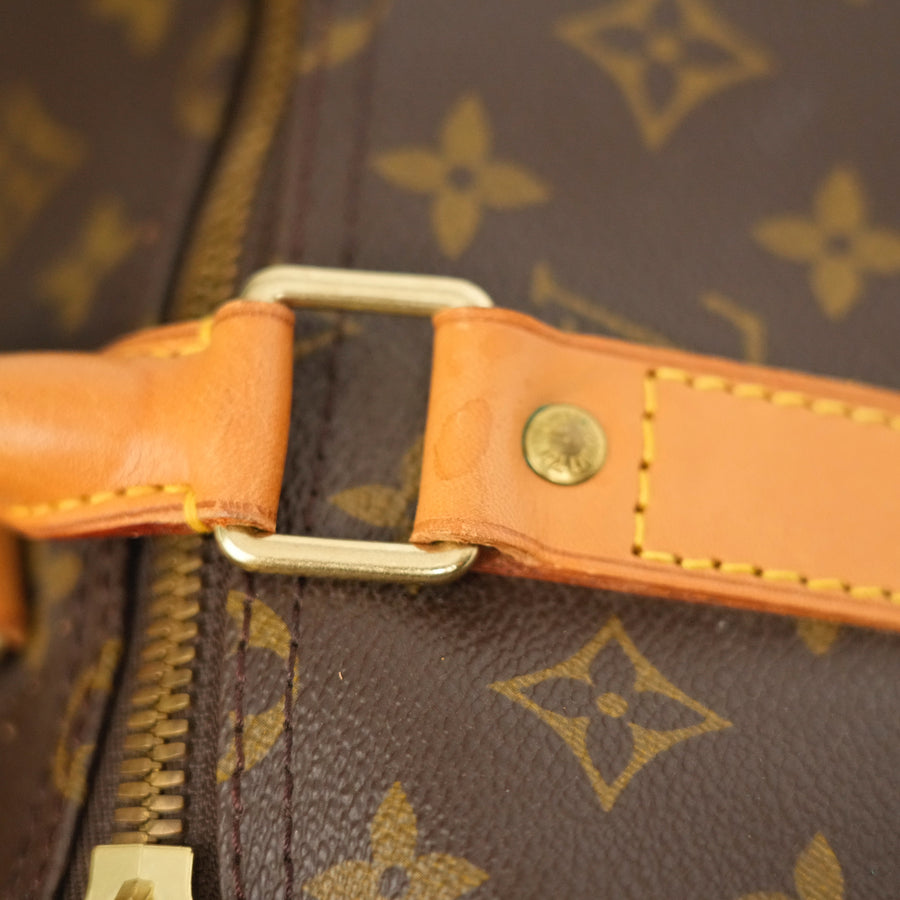 LOUIS VUITTON Monogram Keepall 55 Boston Handbag / Travel Bag M41424