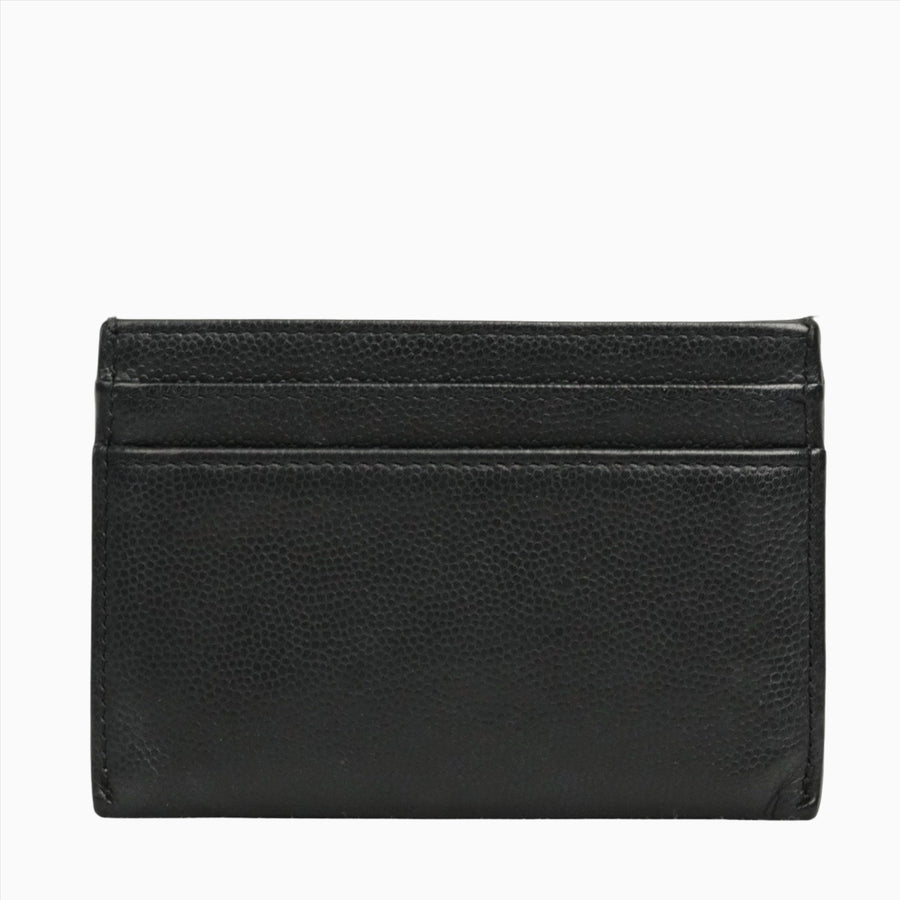 CHANEL Cocomark Caviar Skin Card Case