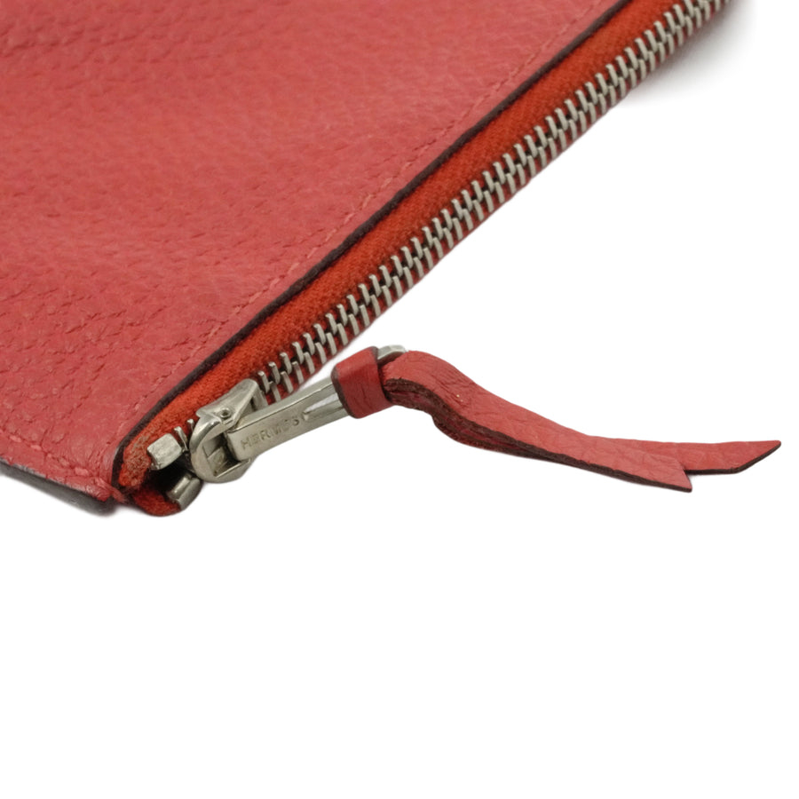 HERMES Dogon GM Taurillon Clemence Wallet
