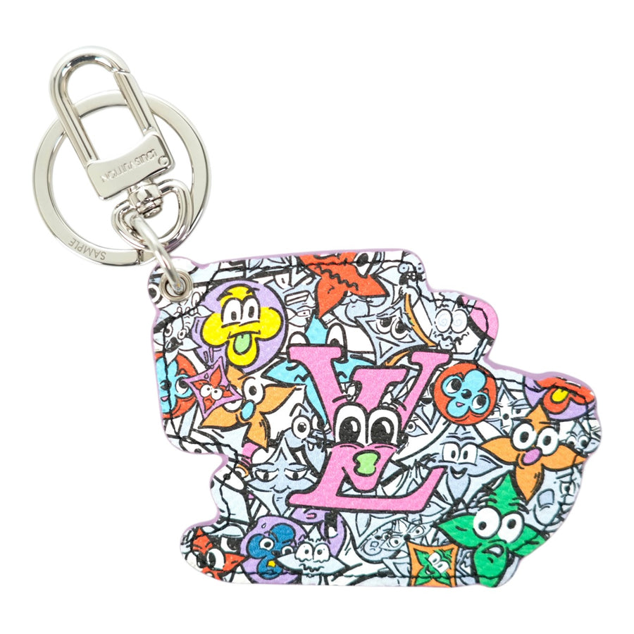 LOUIS VUITTON Porte-Cles Monogram Comics Keychain MP3456